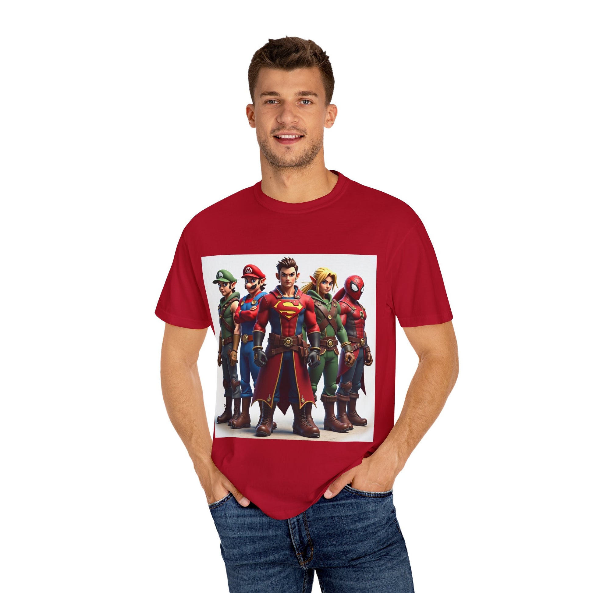 Super Hero squad gaming Tee