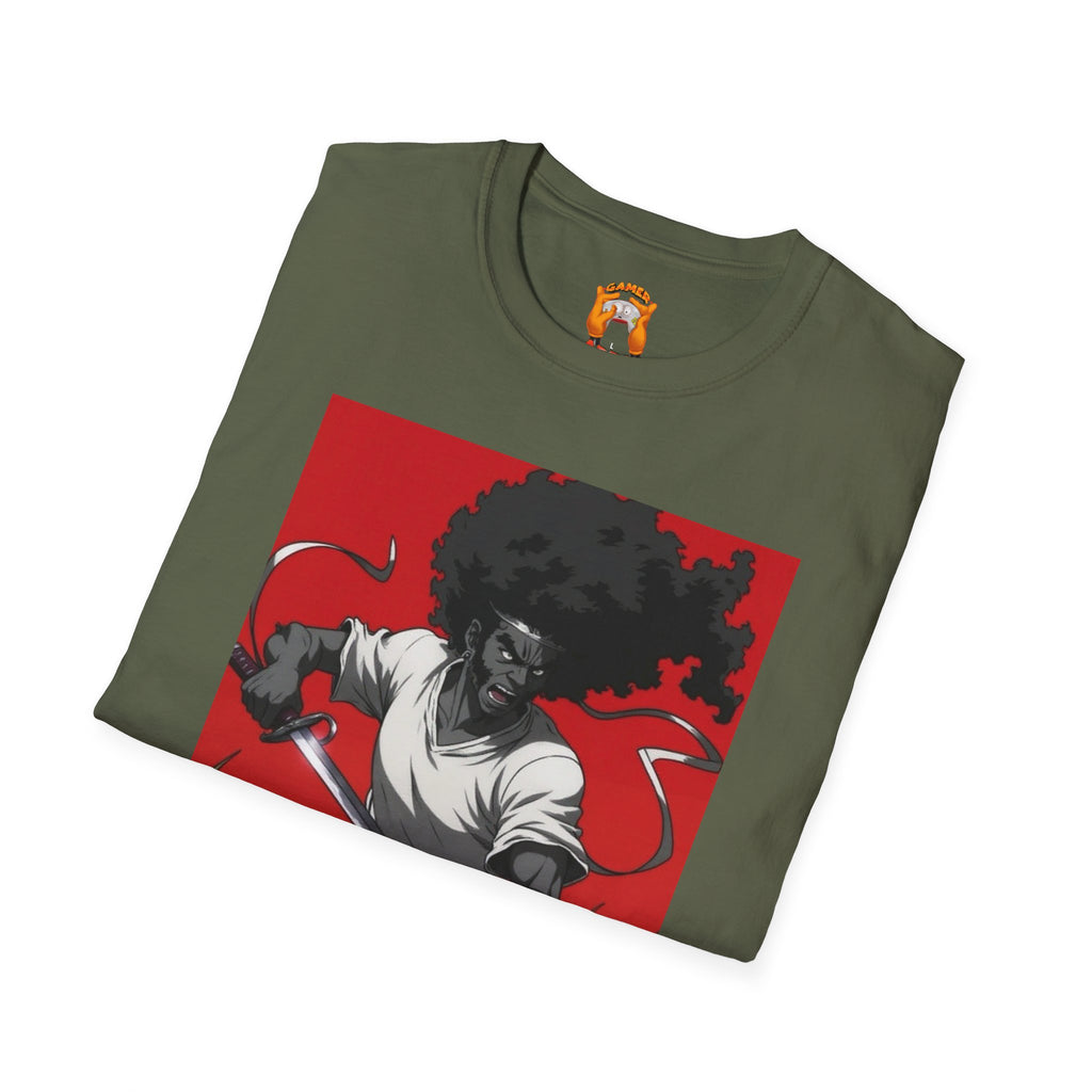Street Samurai Graphic Tee, Unisex T-Shirt for Comic Fans, Unique Gift, Casual Wear, Street Style, Art-Inspired Apparel