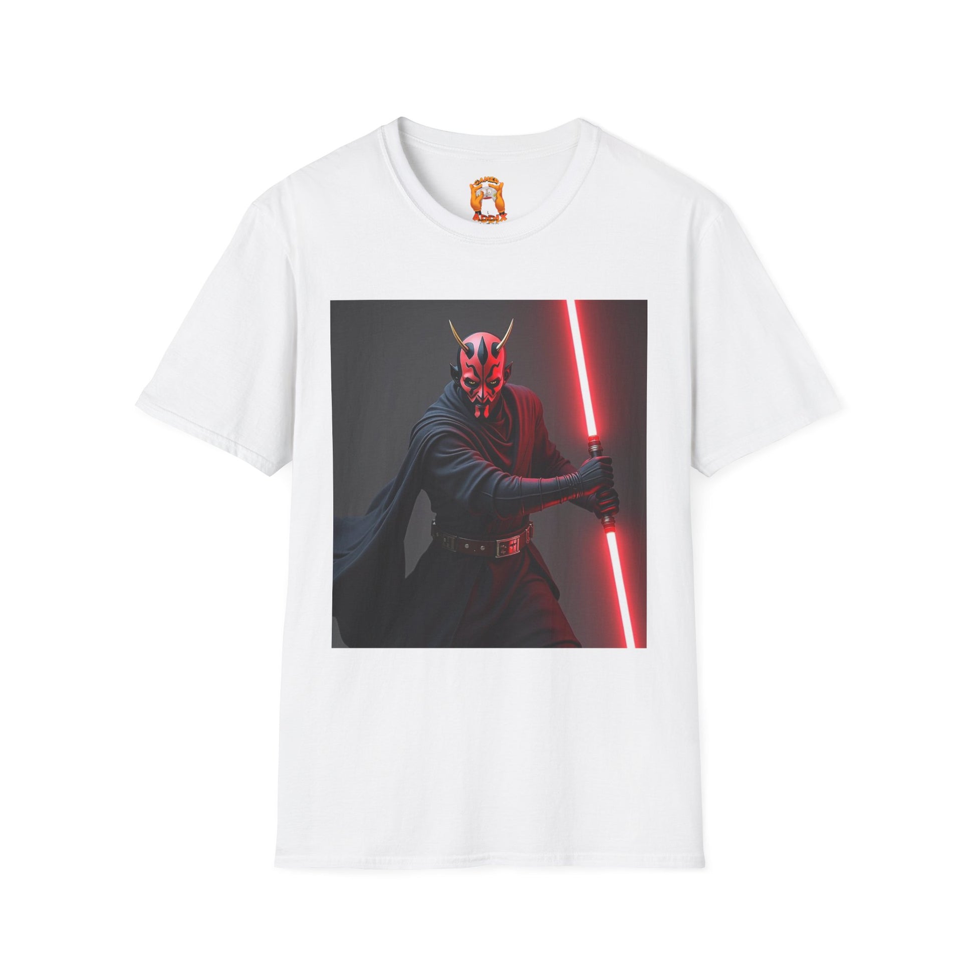 Darth Maul Graphic T-Shirt, Unisex Star Wars Tee, Sci-Fi Fan Apparel, Gift for Geeks, Cool Casual Shirt