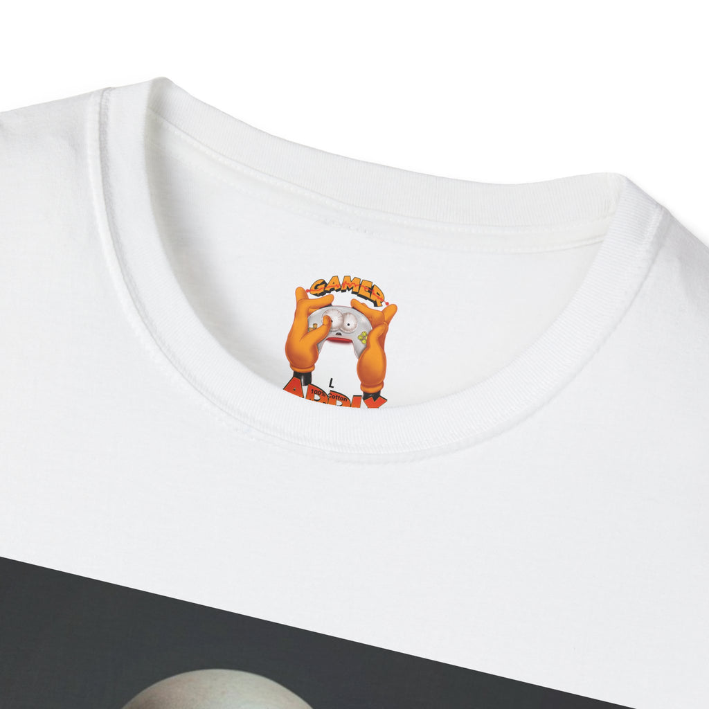 Creepy Smile Unisex Softstyle T-Shirt - Edgy Graphic Tee, Alternative Fashion, Casual Wear, Horror Fan Gift, Unique Graphic Top