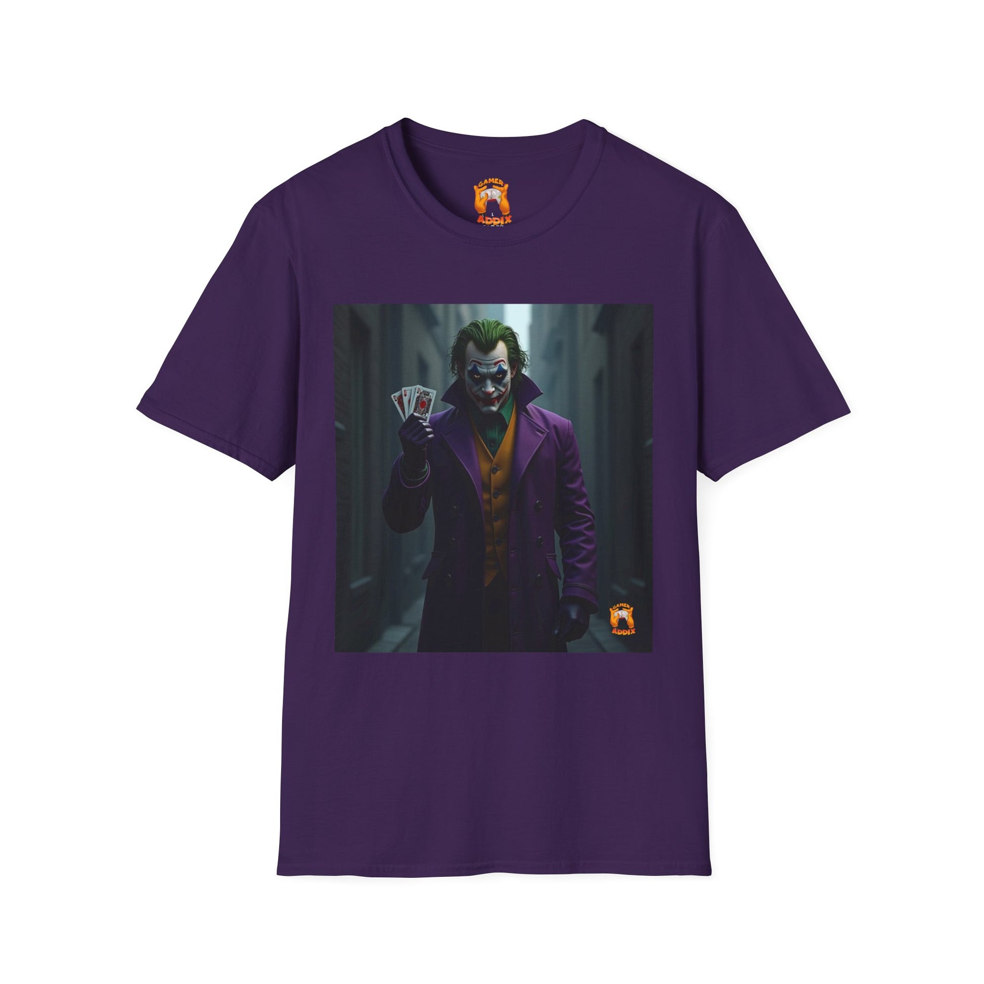 Joker Graphic T-Shirt, Unisex Tee, Geek Style Top, Comic Fan Apparel, Unique Gift for Him/Her, Halloween Costume Shirt