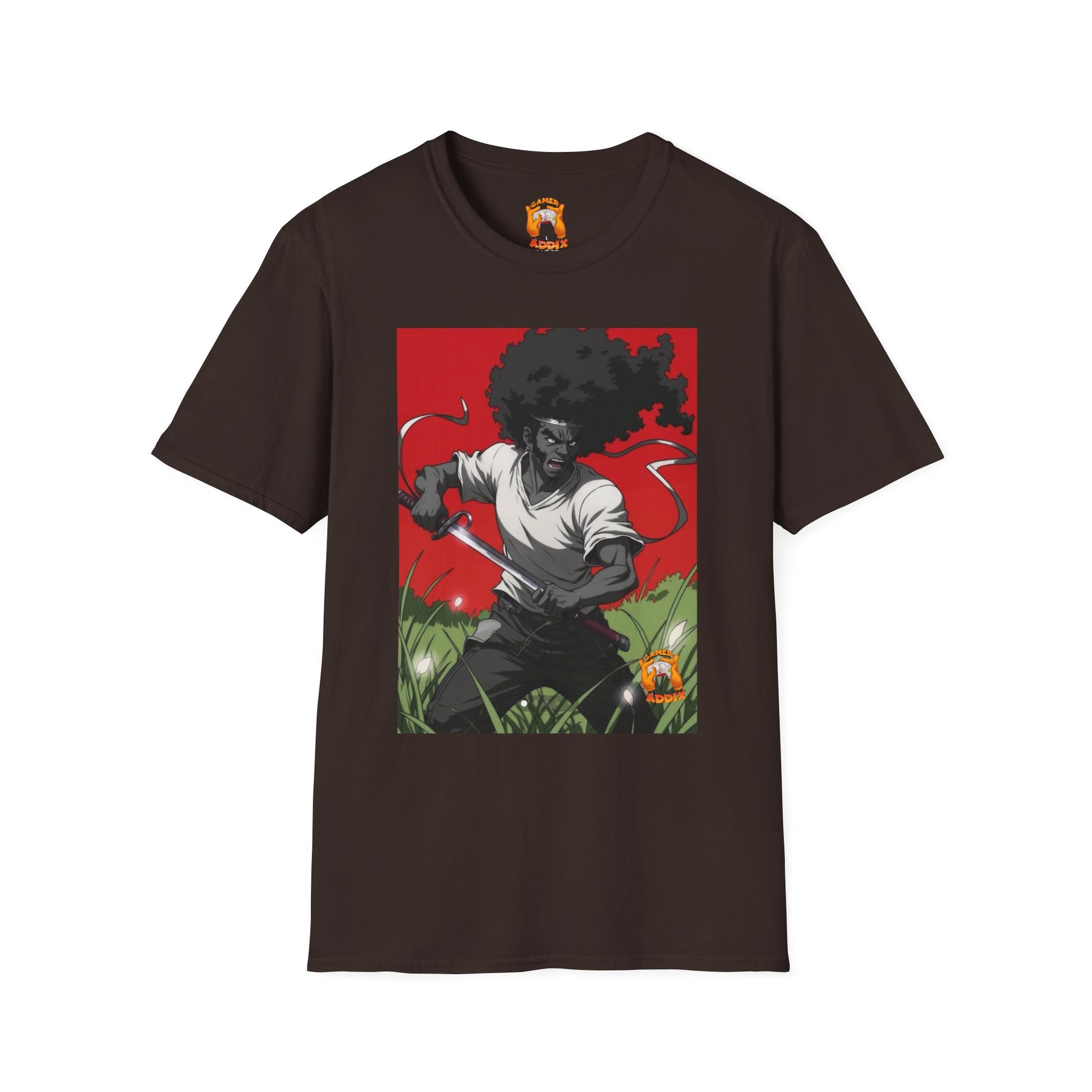 Street Samurai Graphic Tee, Unisex T-Shirt for Comic Fans, Unique Gift, Casual Wear, Street Style, Art-Inspired Apparel