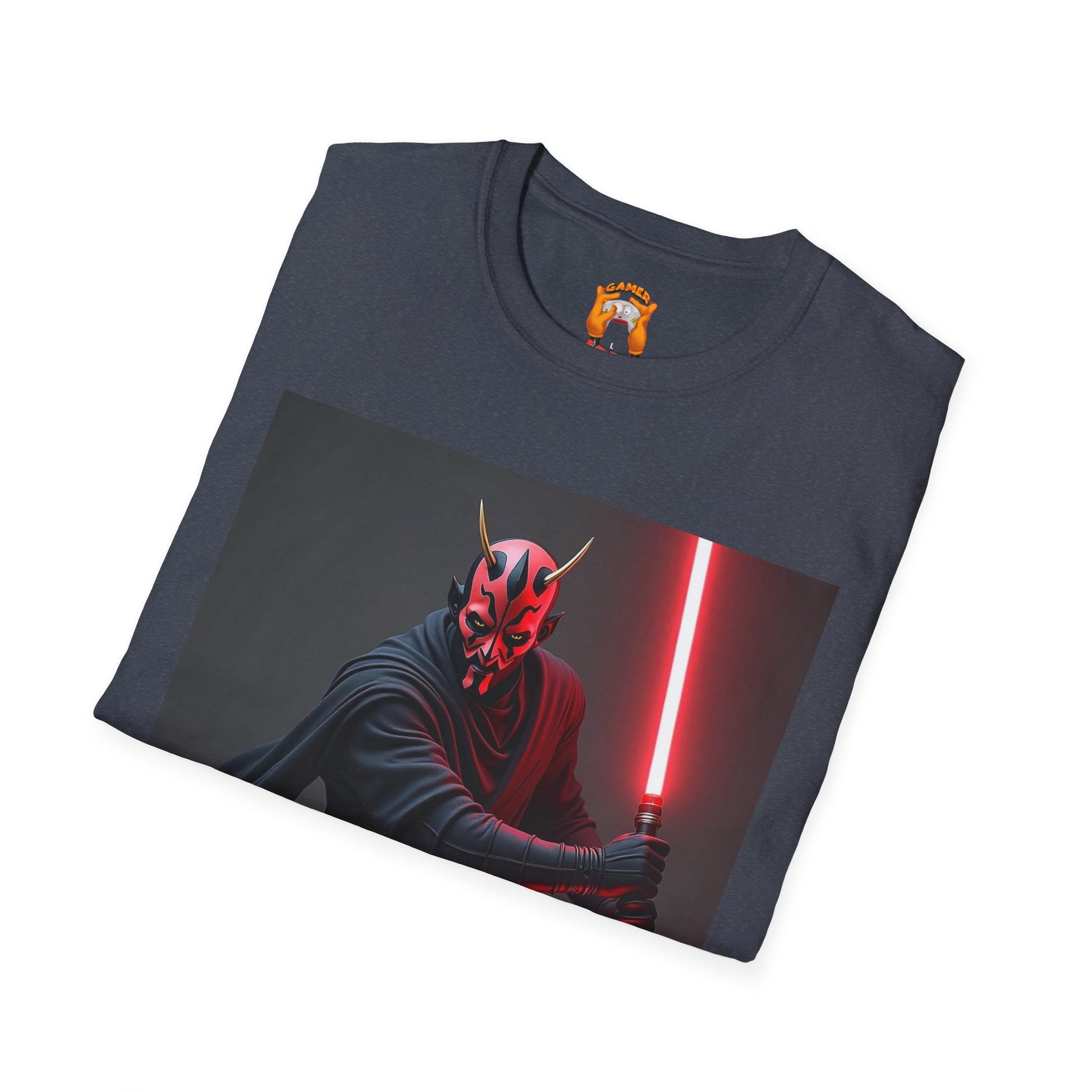 Darth Maul Graphic T-Shirt, Unisex Star Wars Tee, Sci-Fi Fan Apparel, Gift for Geeks, Cool Casual Shirt