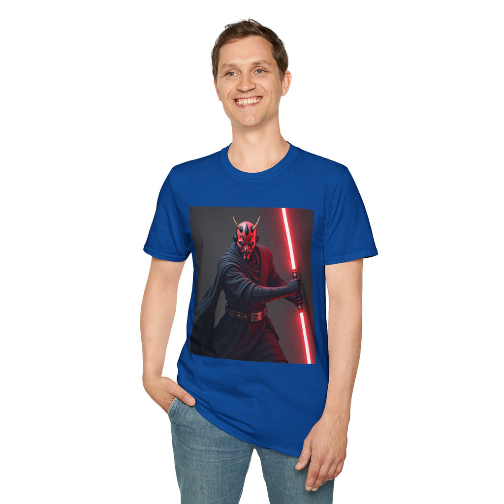 Darth Maul Graphic T-Shirt, Unisex Star Wars Tee, Sci-Fi Fan Apparel, Gift for Geeks, Cool Casual Shirt