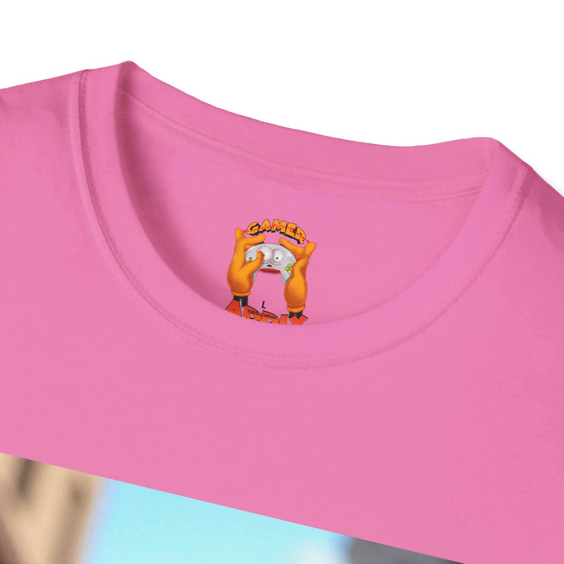 Mz. P MAN Cute Cartoon Character  Softstyle T-Shirt, Fun Graphic Tee for Kids and Adults, Gift for Birthdays, Holidays, or Just Because!