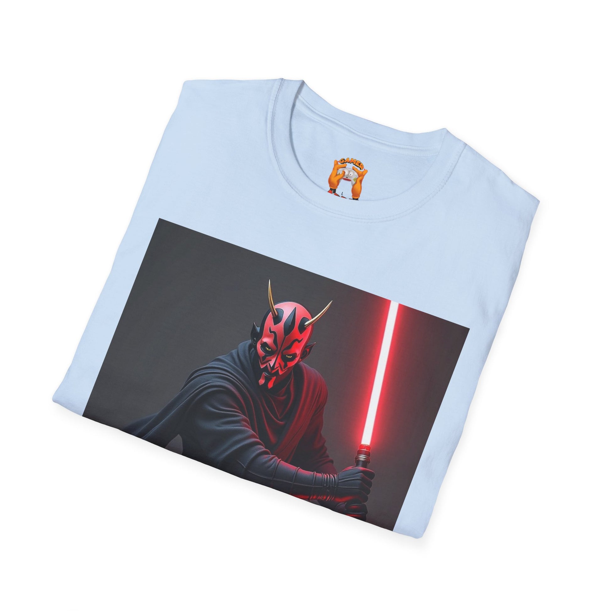 Darth Maul Graphic T-Shirt, Unisex Star Wars Tee, Sci-Fi Fan Apparel, Gift for Geeks, Cool Casual Shirt