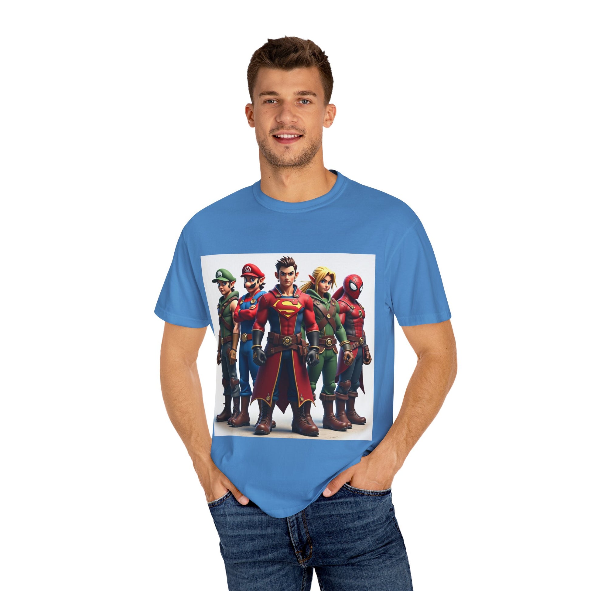 Super Hero squad gaming Tee