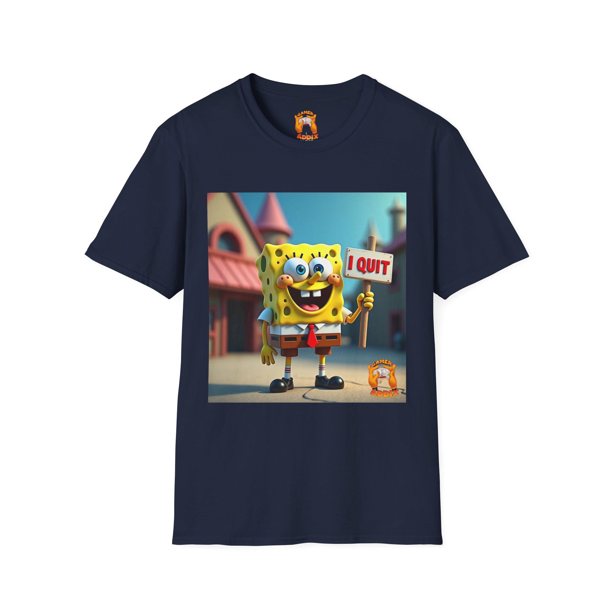Funny SpongeBob T-Shirt, Ideal for Fans, Casual Wear, Gifts for Kids and Adults, Quirky Humor Tee, Fun Summer Outfit