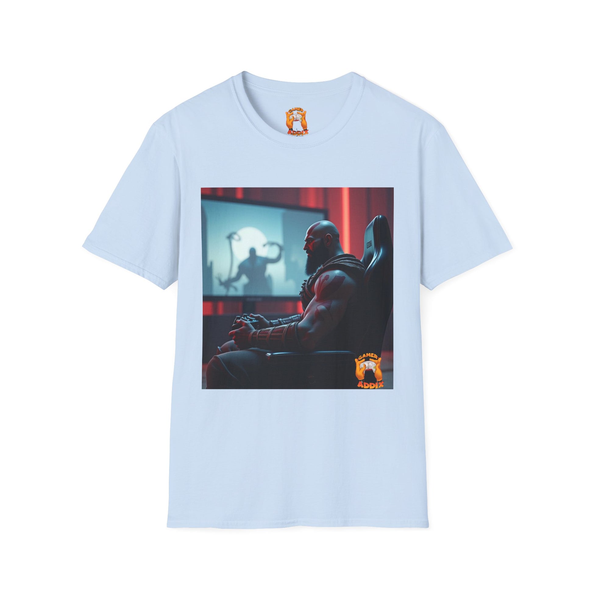 Copy of Gaming T-Shirt - Kratos Playing GOD OF WAR
