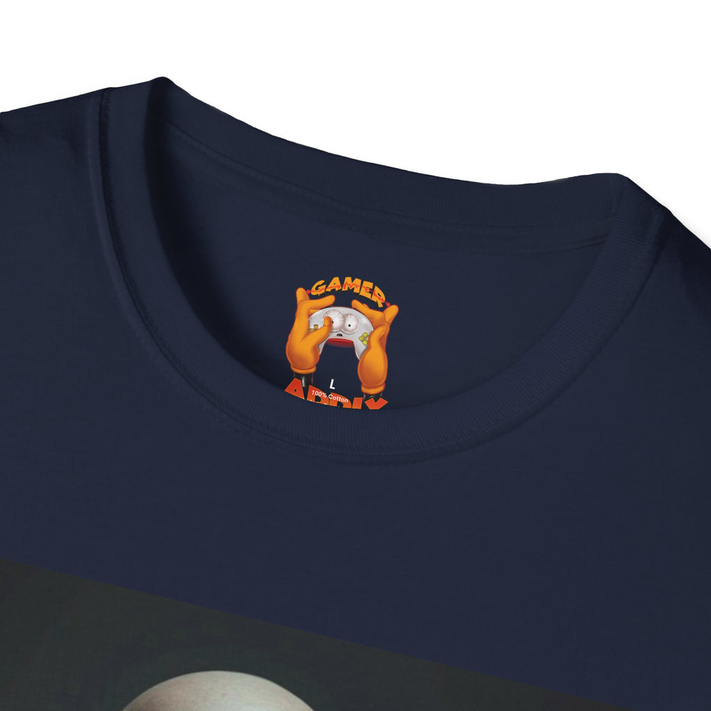 Creepy Smile Unisex Softstyle T-Shirt - Edgy Graphic Tee, Alternative Fashion, Casual Wear, Horror Fan Gift, Unique Graphic Top