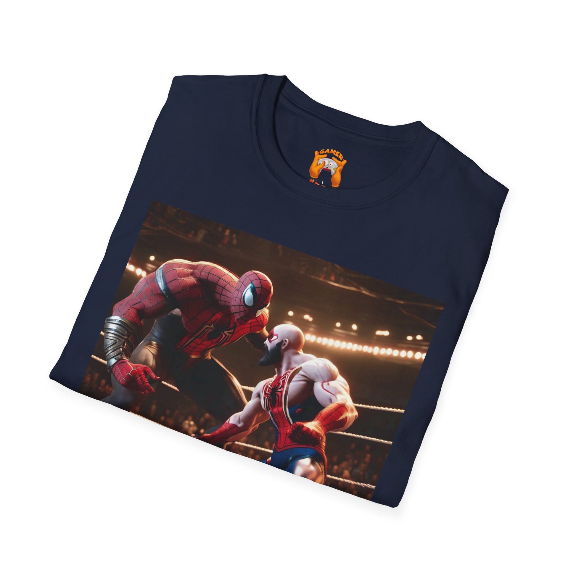 Marvel-Inspired Unisex Softstyle T-Shirt for Superhero Fans, Graphic Tee for Comic Lovers, Gift for Birthdays or Holidays, Fun Casual Wear