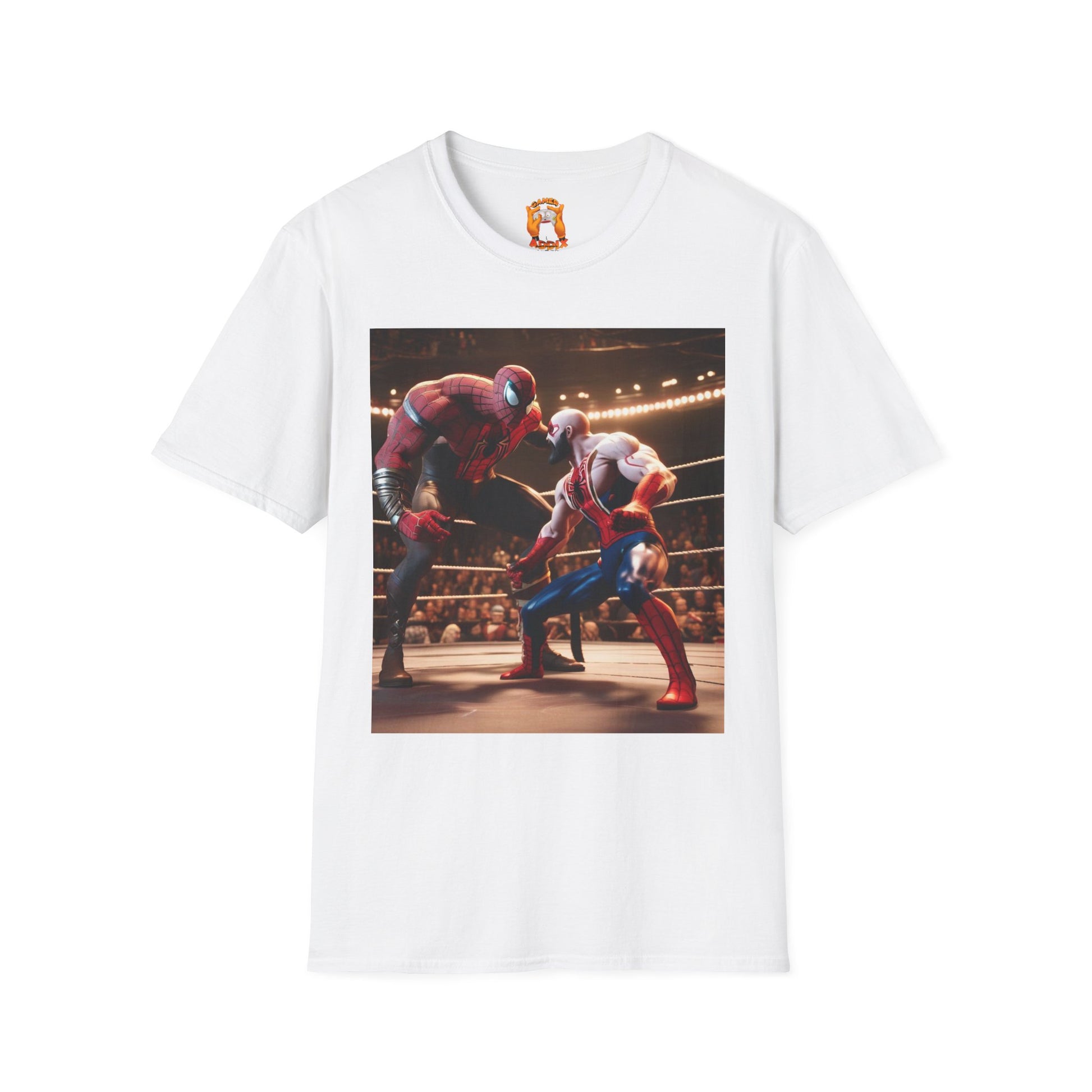 Marvel-Inspired Unisex Softstyle T-Shirt for Superhero Fans, Graphic Tee for Comic Lovers, Gift for Birthdays or Holidays, Fun Casual Wear