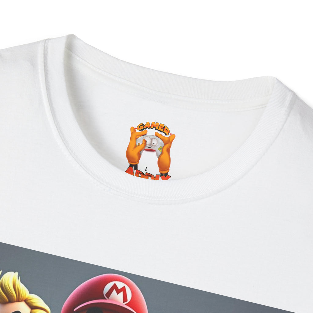 Cool Gamer Character T-Shirt, Unisex Graphic Tee, Video Game Shirt, Gift for Gamers, Retro Style, Birthday Present