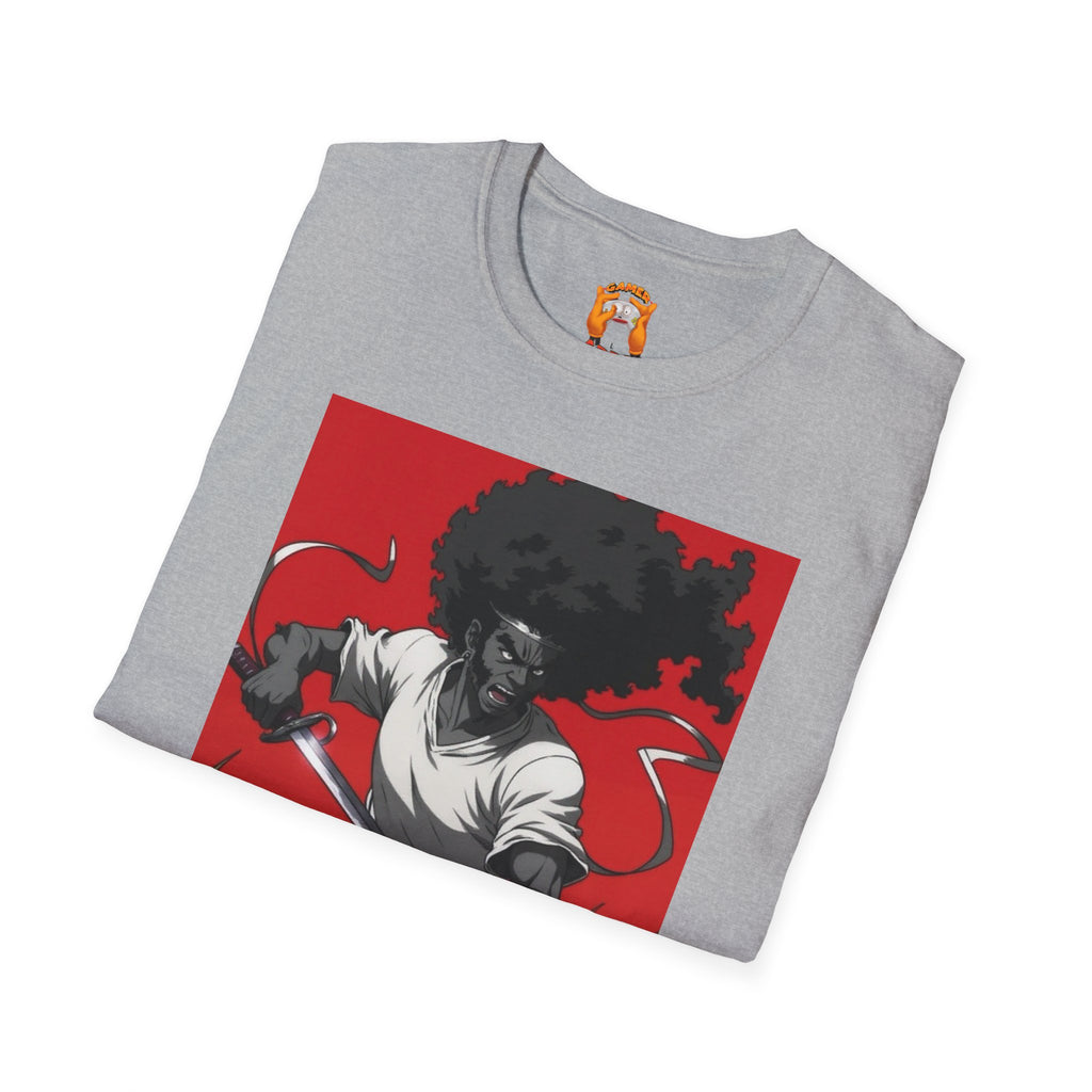 Street Samurai Graphic Tee, Unisex T-Shirt for Comic Fans, Unique Gift, Casual Wear, Street Style, Art-Inspired Apparel