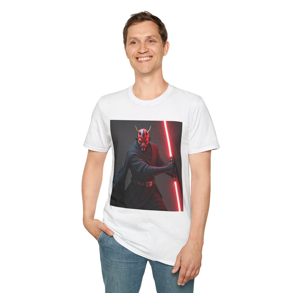 Darth Maul Graphic T-Shirt, Unisex Star Wars Tee, Sci-Fi Fan Apparel, Gift for Geeks, Cool Casual Shirt