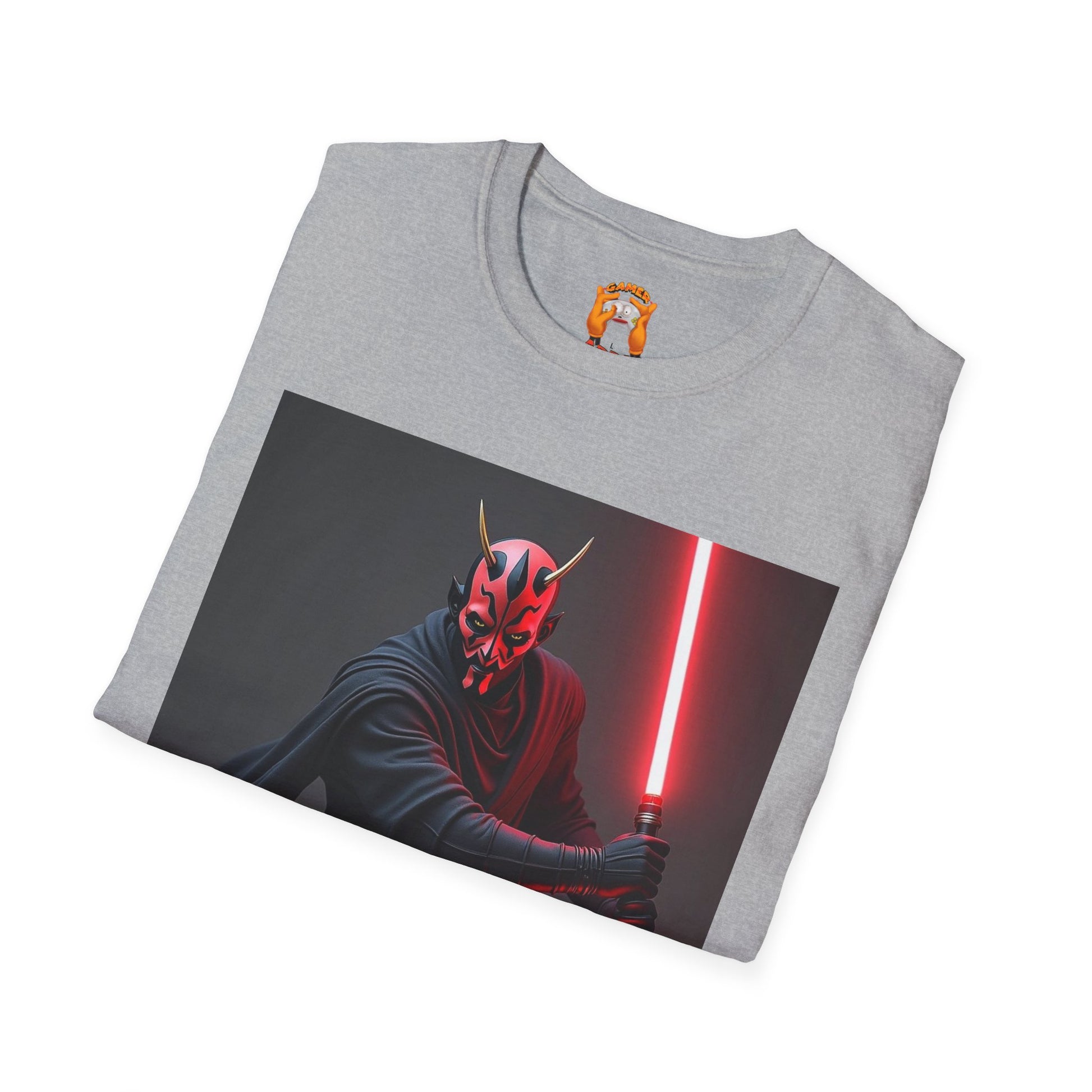 Darth Maul Graphic T-Shirt, Unisex Star Wars Tee, Sci-Fi Fan Apparel, Gift for Geeks, Cool Casual Shirt
