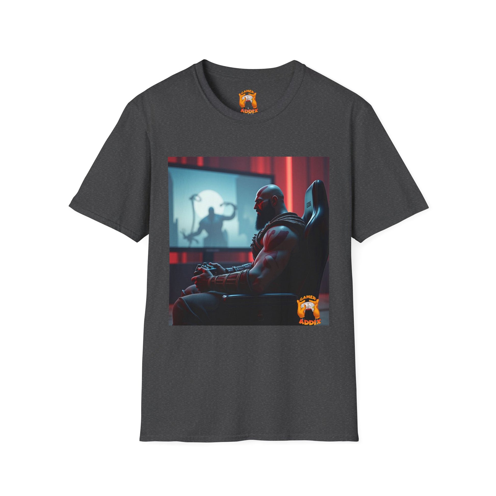 Copy of Gaming T-Shirt - Kratos Playing GOD OF WAR