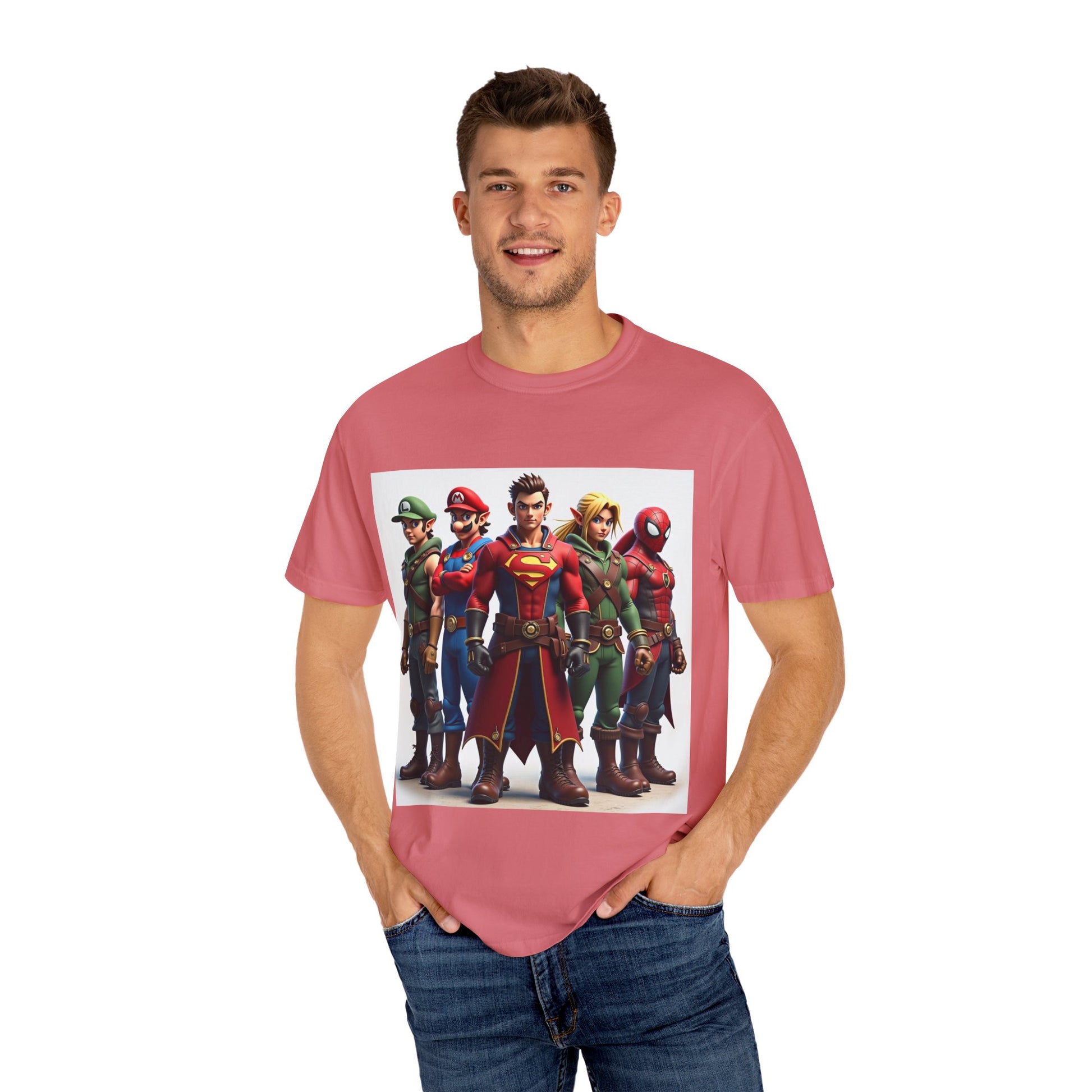 Super Hero squad gaming Tee
