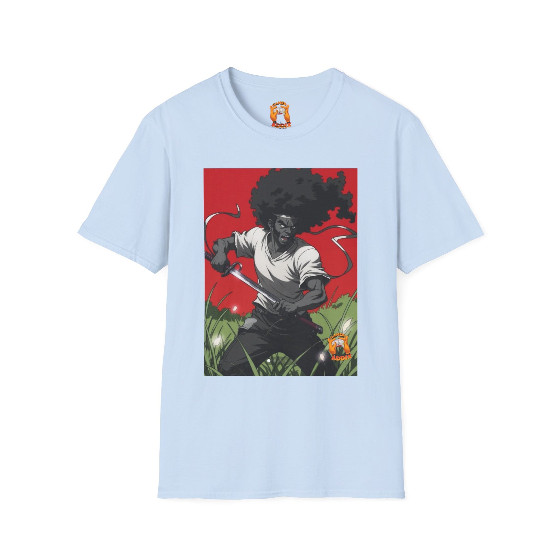 Street Samurai Graphic Tee, Unisex T-Shirt for Comic Fans, Unique Gift, Casual Wear, Street Style, Art-Inspired Apparel