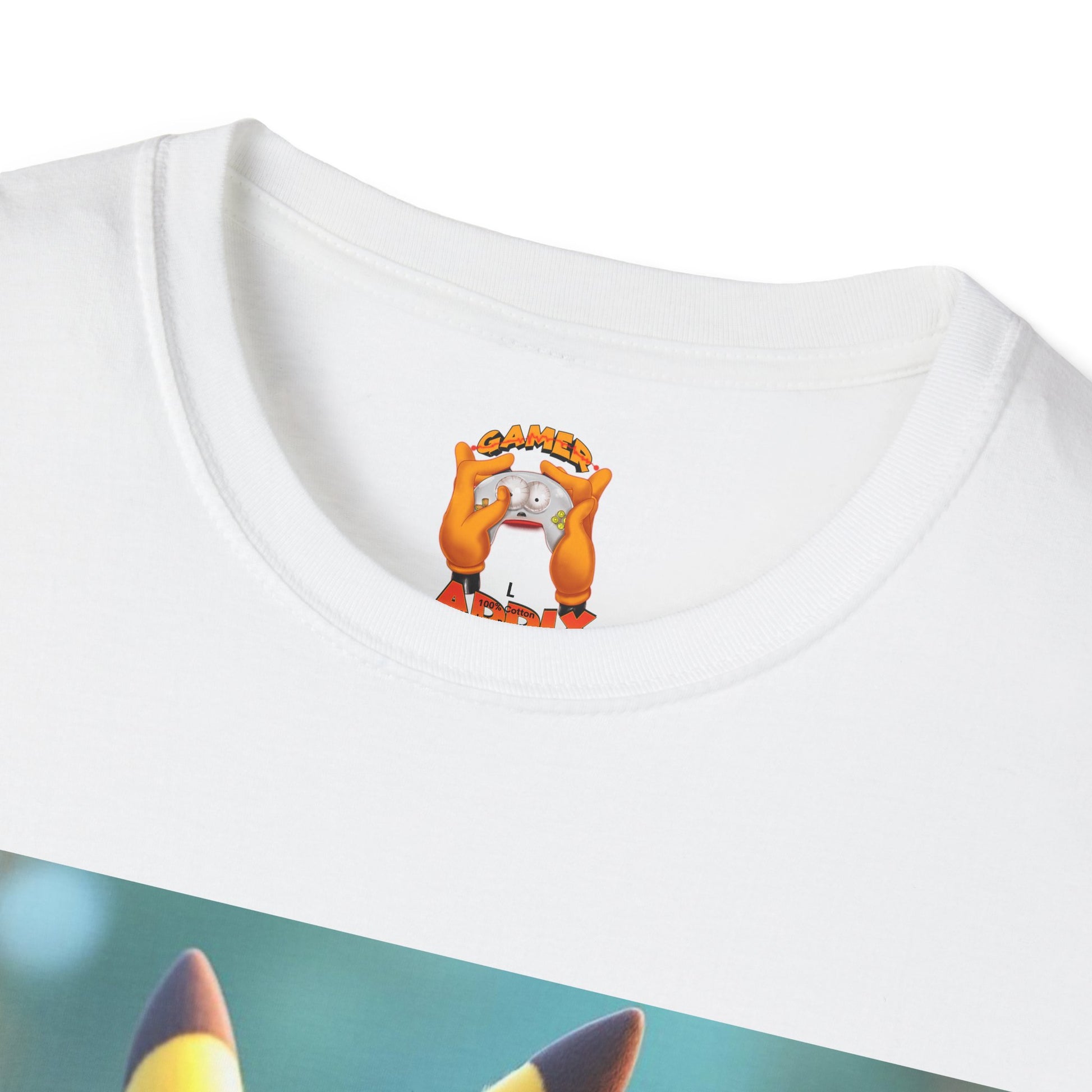 Pikakart  University T-Shirt, Fun Gift for Gamers, Casual Wear, Anime Fan Tee, Birthday Gift, Unisex Softstyle Tee