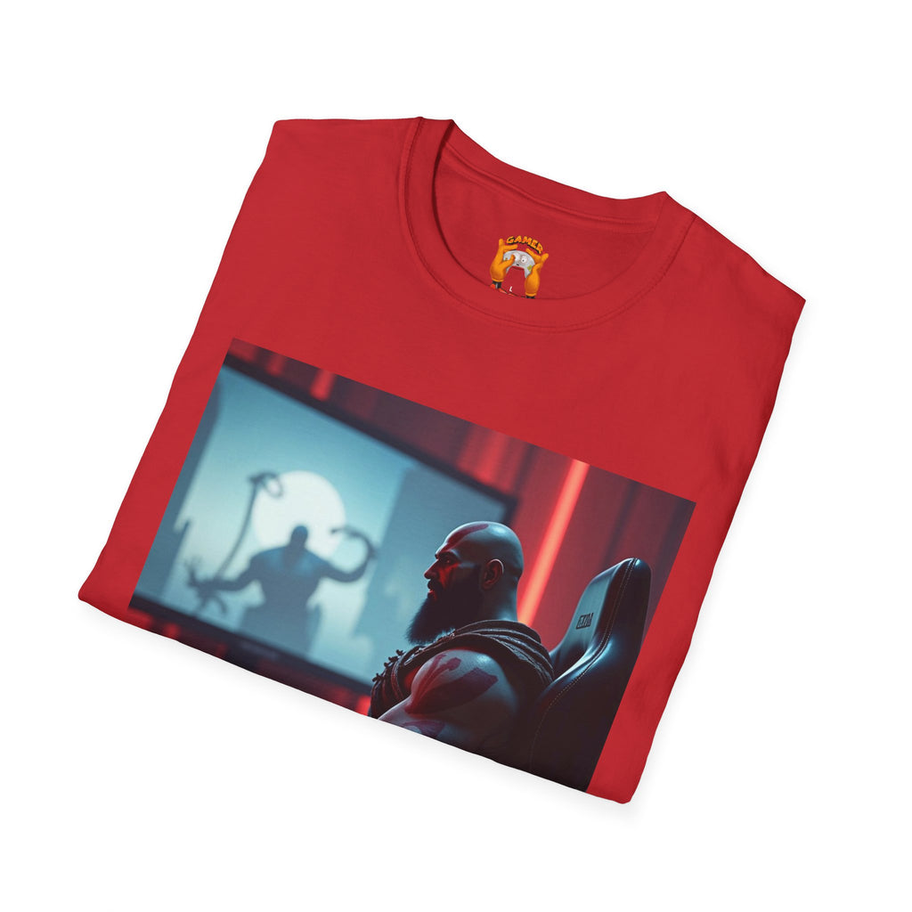 Copy of Gaming T-Shirt - Kratos Playing GOD OF WAR