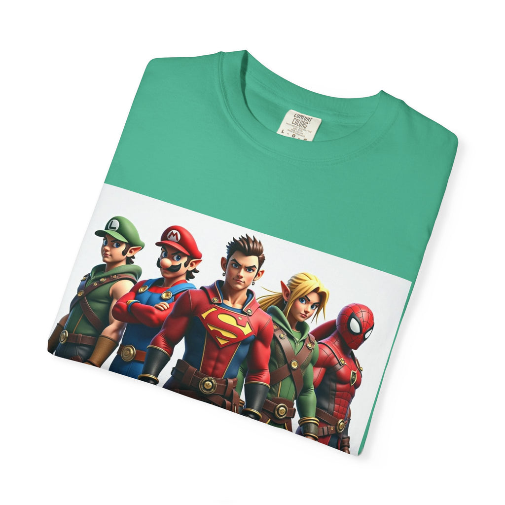 Super Hero squad gaming Tee