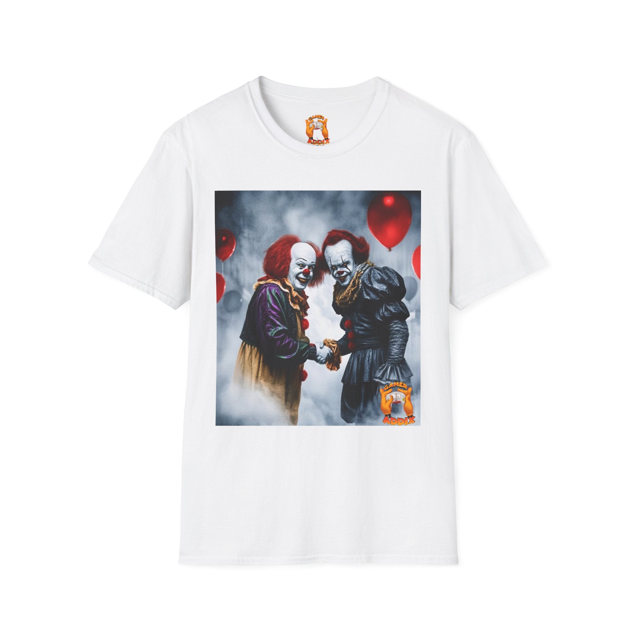 Clown Duel Graphic T-Shirt — “Derry” Horror Movie Inspired Tee