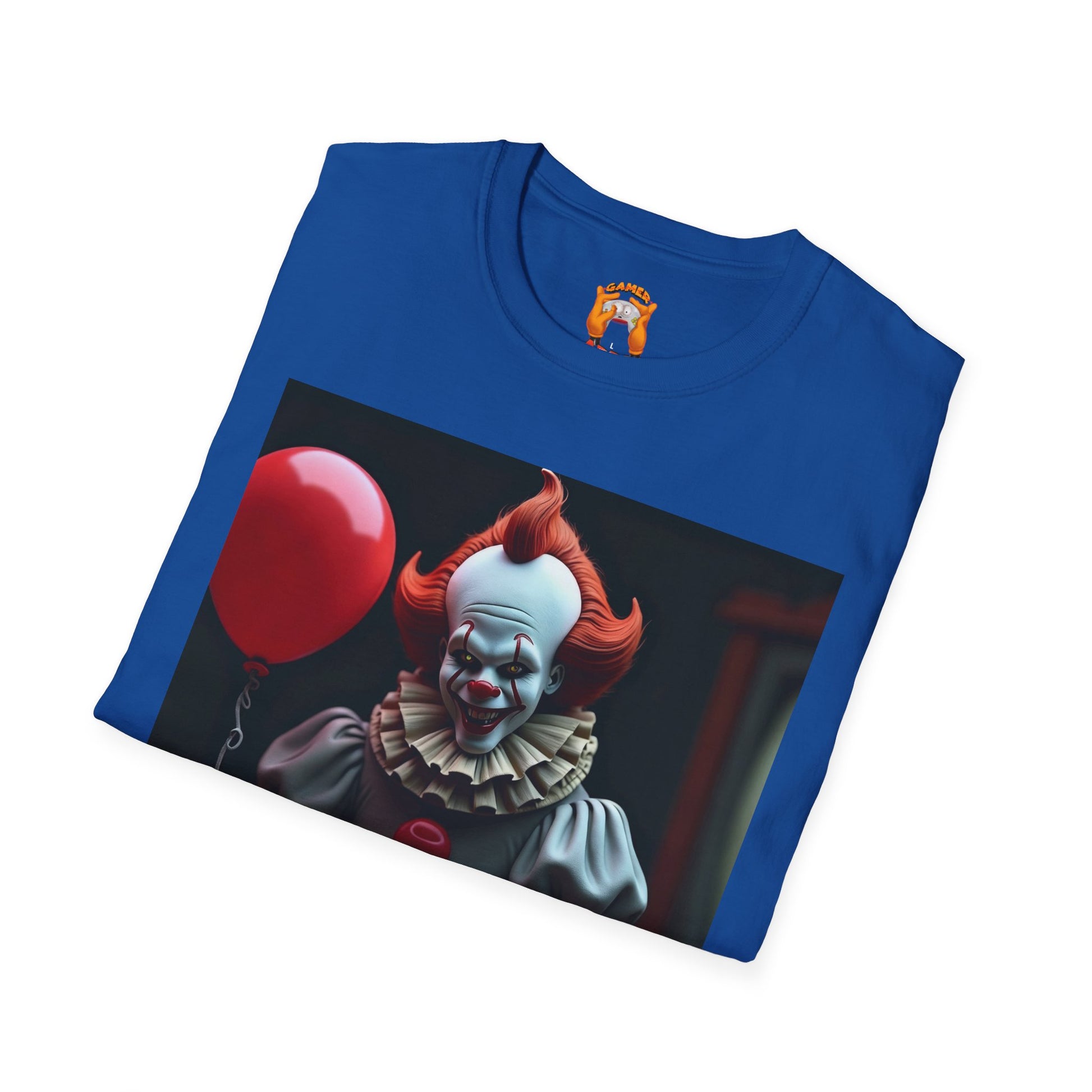 Horror Clown T-Shirt — Pennywise Gaming Clown Graphic Tee