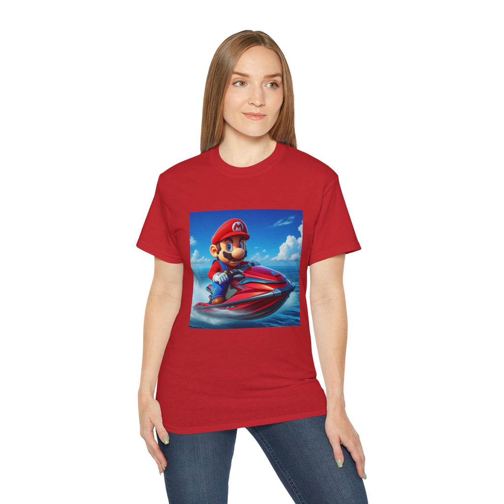 Jet Ski Adventure Unisex Tee, Funny Gift for Gamers, Retro Video Game Shirt, Cool Graphic Tee, Summer Style