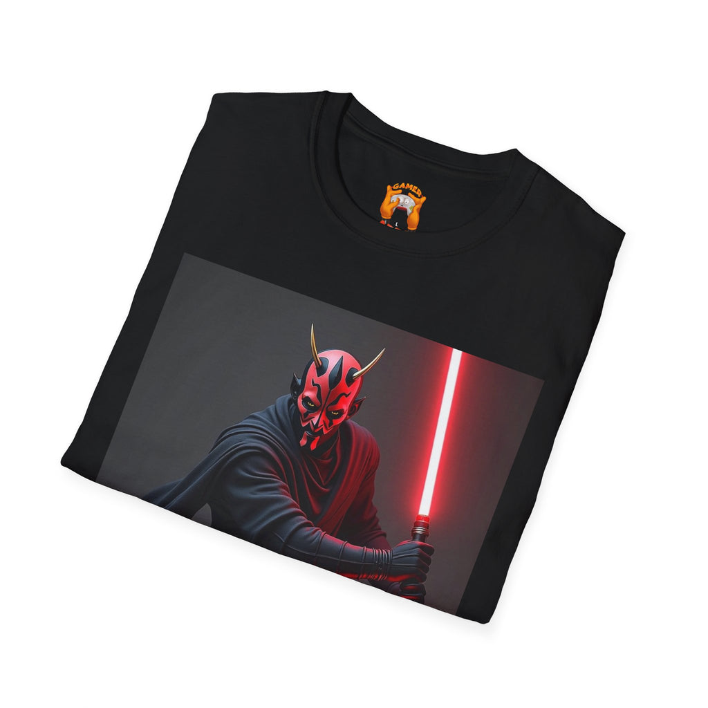 Darth Maul Graphic T-Shirt, Unisex Star Wars Tee, Sci-Fi Fan Apparel, Gift for Geeks, Cool Casual Shirt