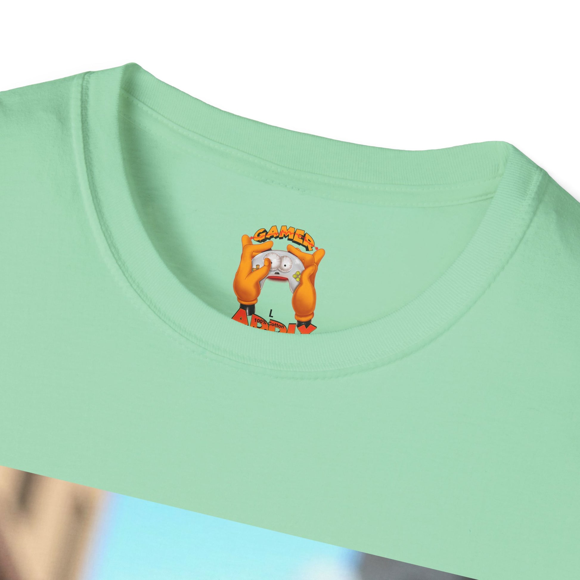 Mz. P MAN Cute Cartoon Character  Softstyle T-Shirt, Fun Graphic Tee for Kids and Adults, Gift for Birthdays, Holidays, or Just Because!