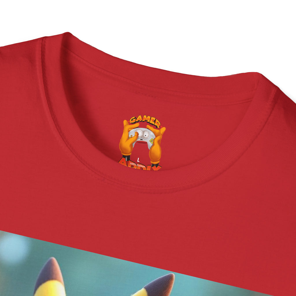 Pikakart  University T-Shirt, Fun Gift for Gamers, Casual Wear, Anime Fan Tee, Birthday Gift, Unisex Softstyle Tee