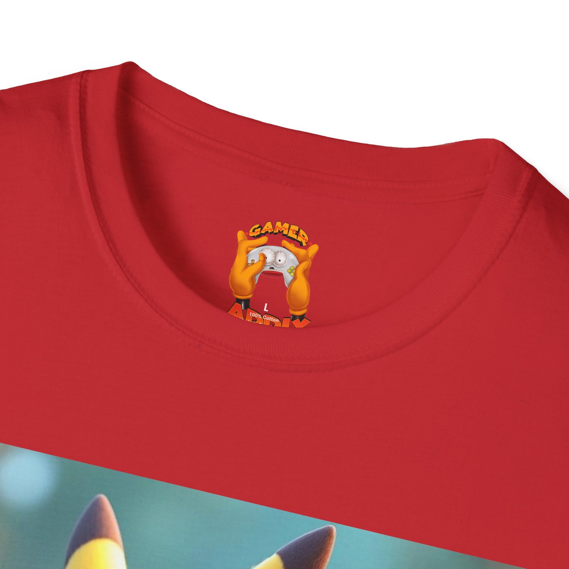 Pikakart  University T-Shirt, Fun Gift for Gamers, Casual Wear, Anime Fan Tee, Birthday Gift, Unisex Softstyle Tee