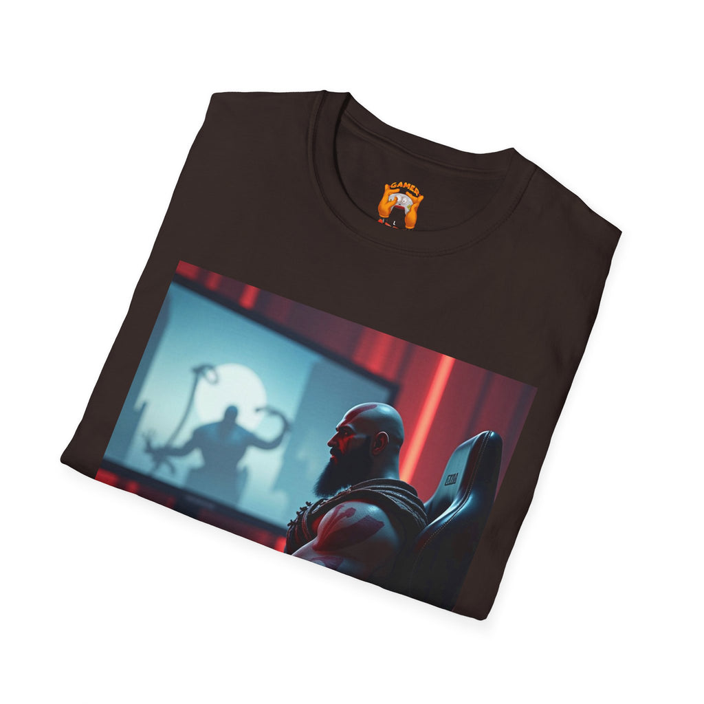 Copy of Gaming T-Shirt - Kratos Playing GOD OF WAR