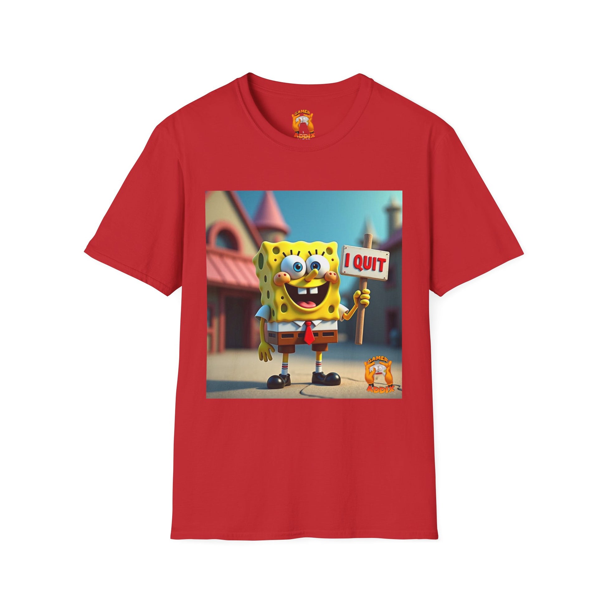 Funny SpongeBob T-Shirt, Ideal for Fans, Casual Wear, Gifts for Kids and Adults, Quirky Humor Tee, Fun Summer Outfit