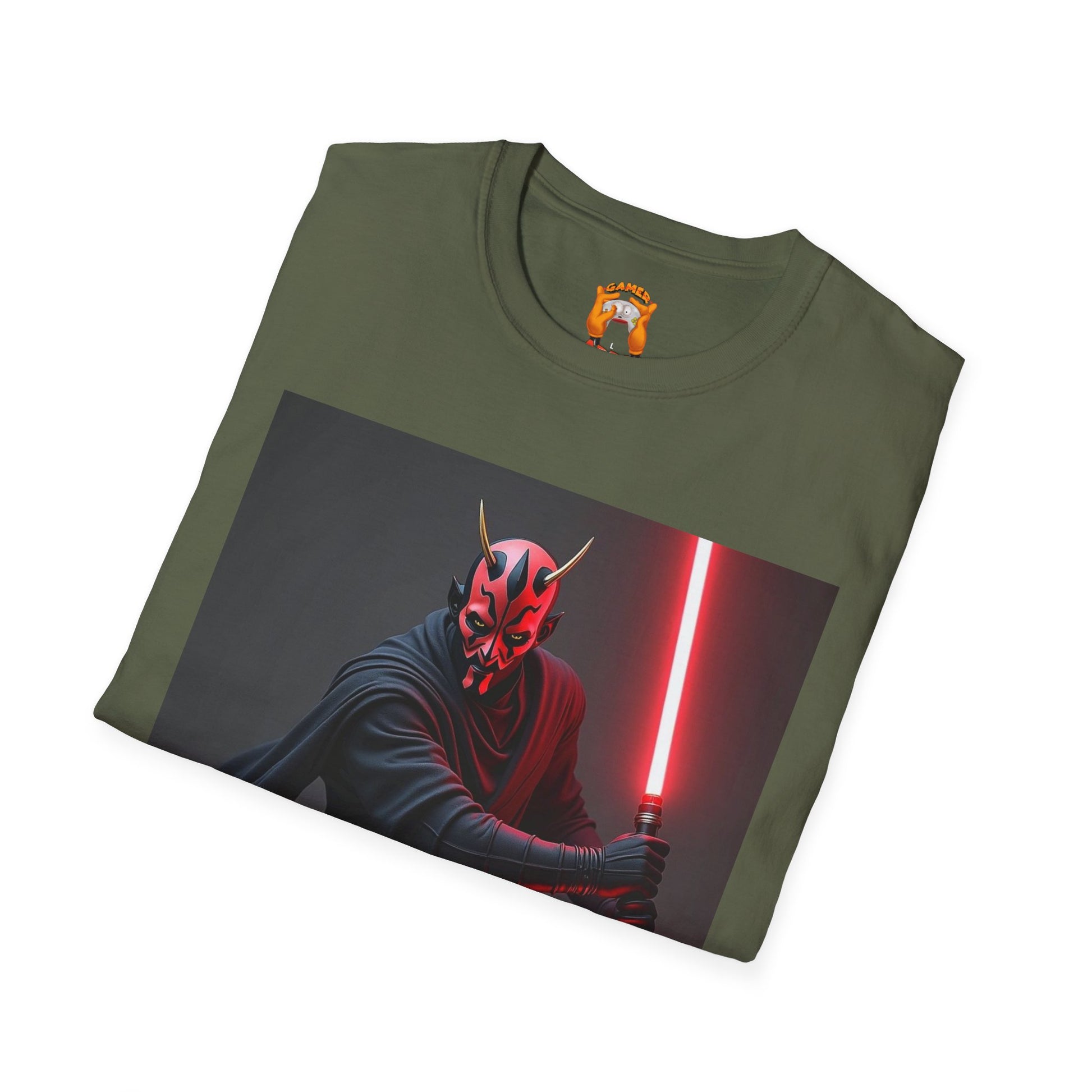 Darth Maul Graphic T-Shirt, Unisex Star Wars Tee, Sci-Fi Fan Apparel, Gift for Geeks, Cool Casual Shirt