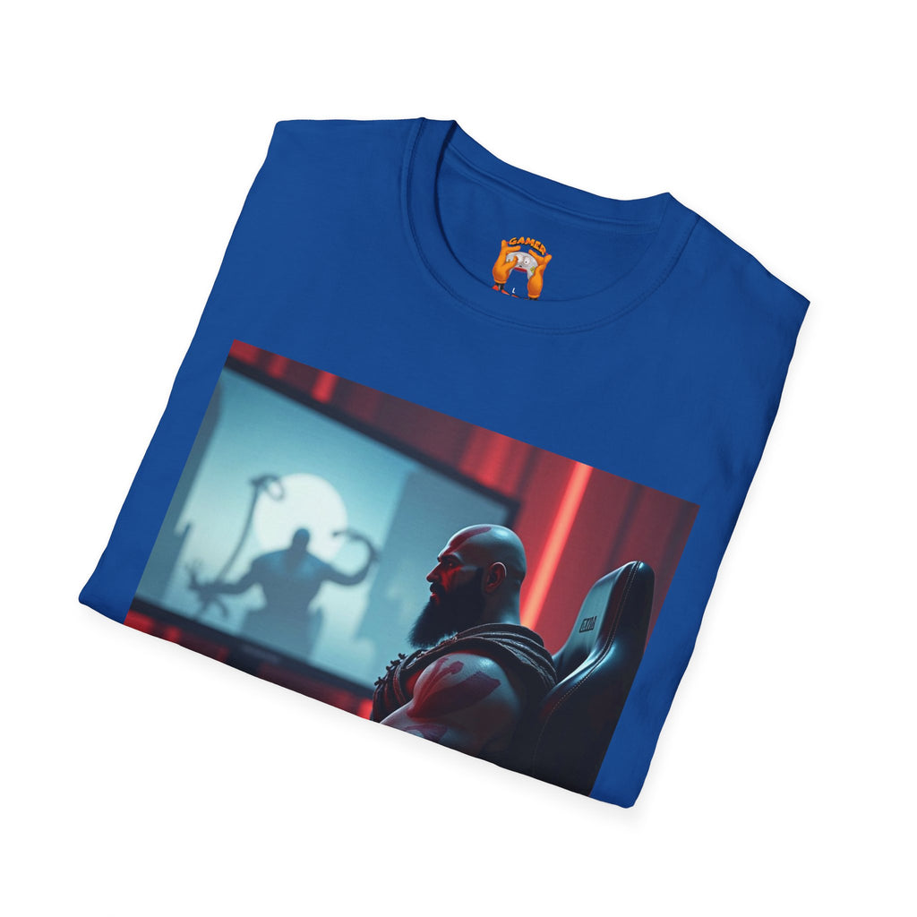 Copy of Gaming T-Shirt - Kratos Playing GOD OF WAR