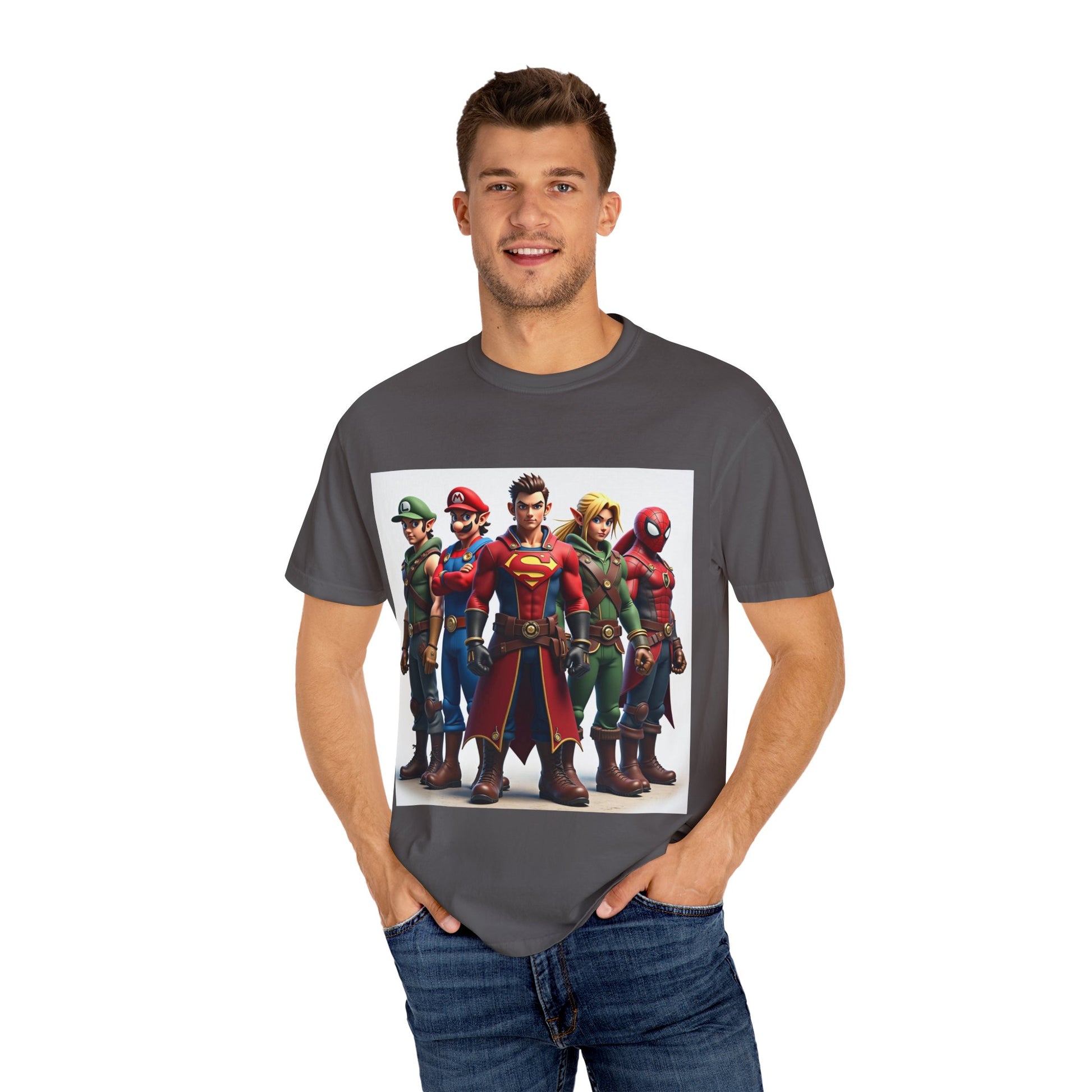 Super Hero squad gaming Tee