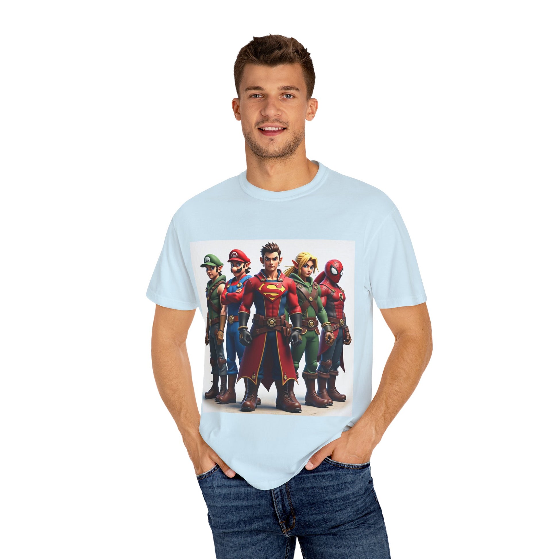 Super Hero squad gaming Tee