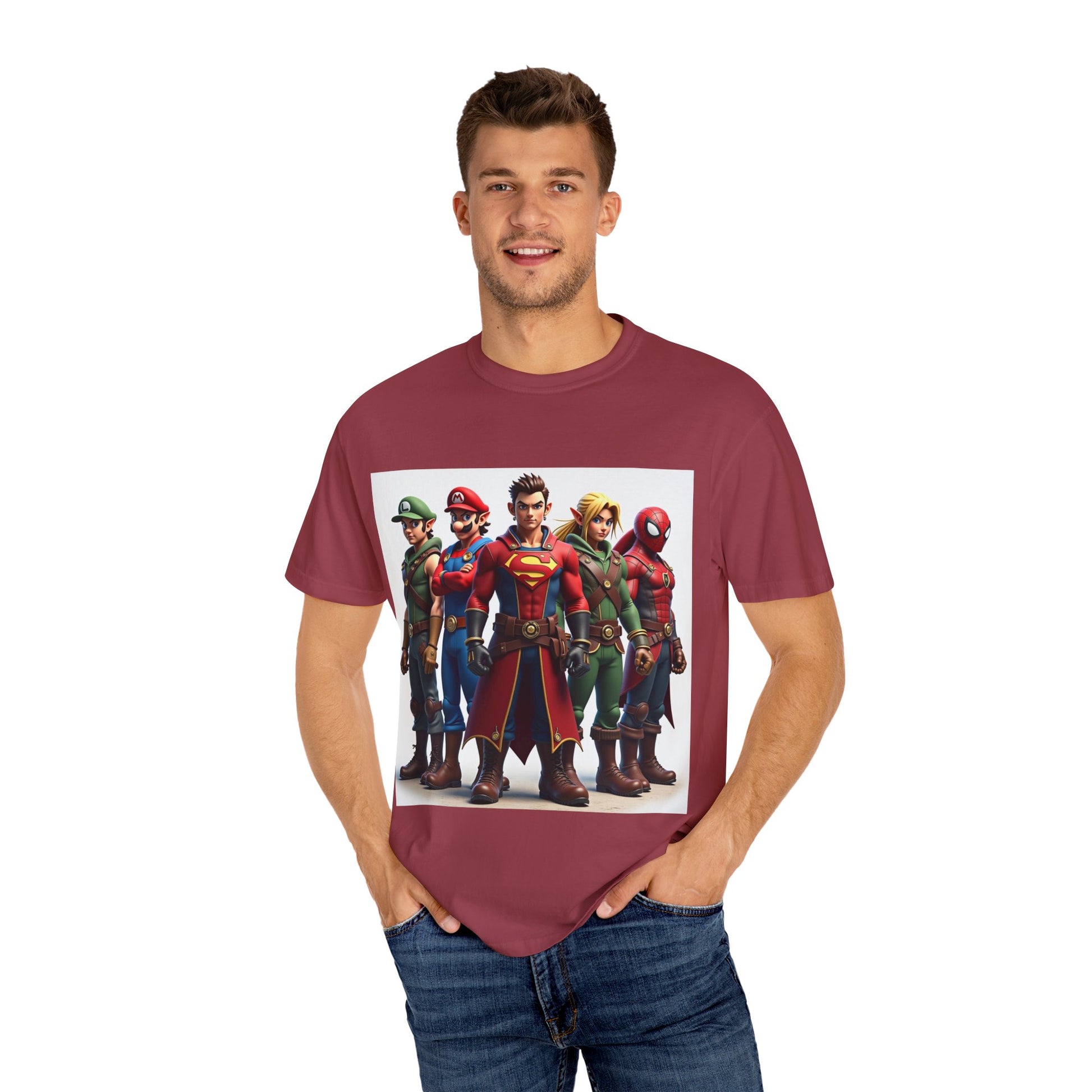 Super Hero squad gaming Tee