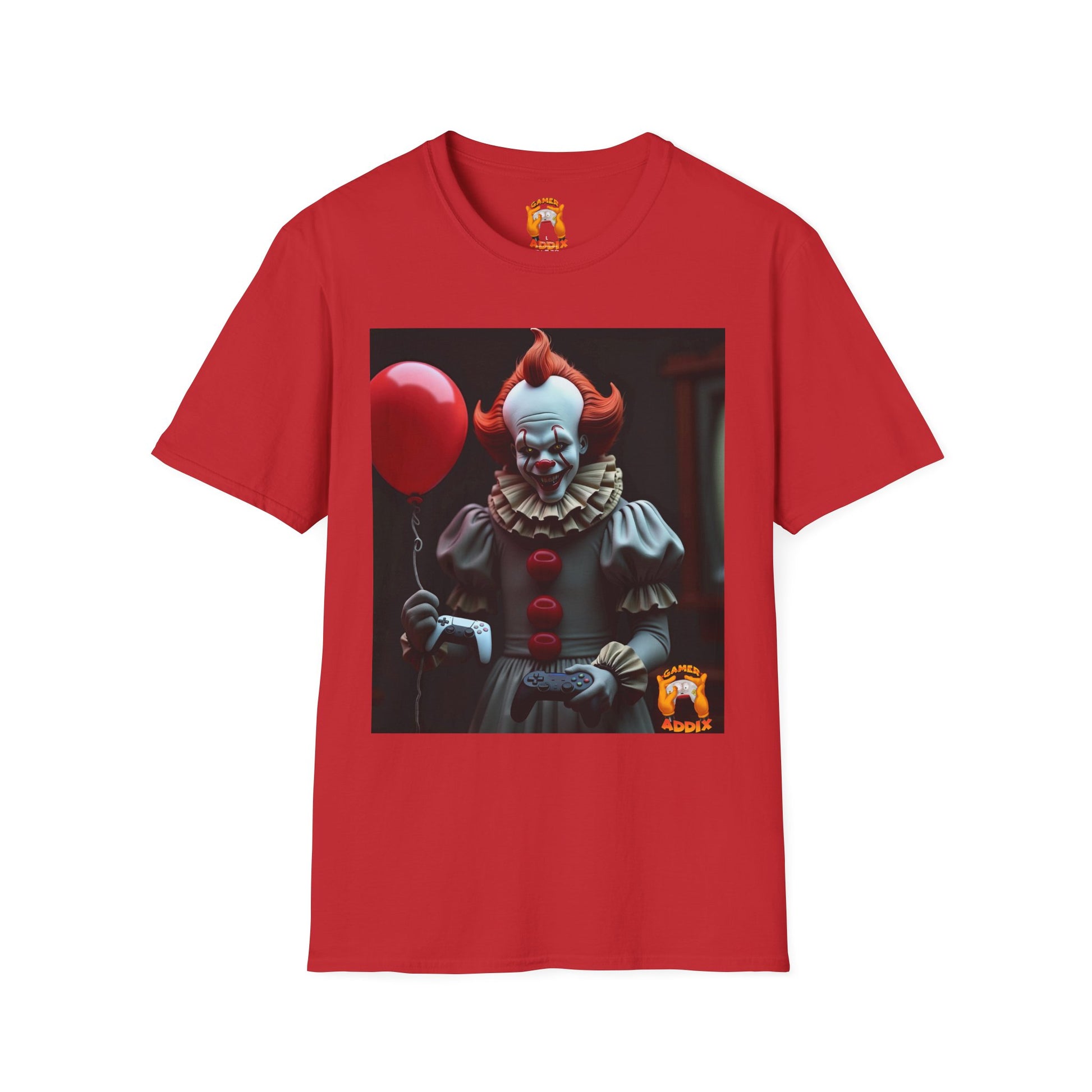 Horror Clown T-Shirt — Pennywise Gaming Clown Graphic Tee