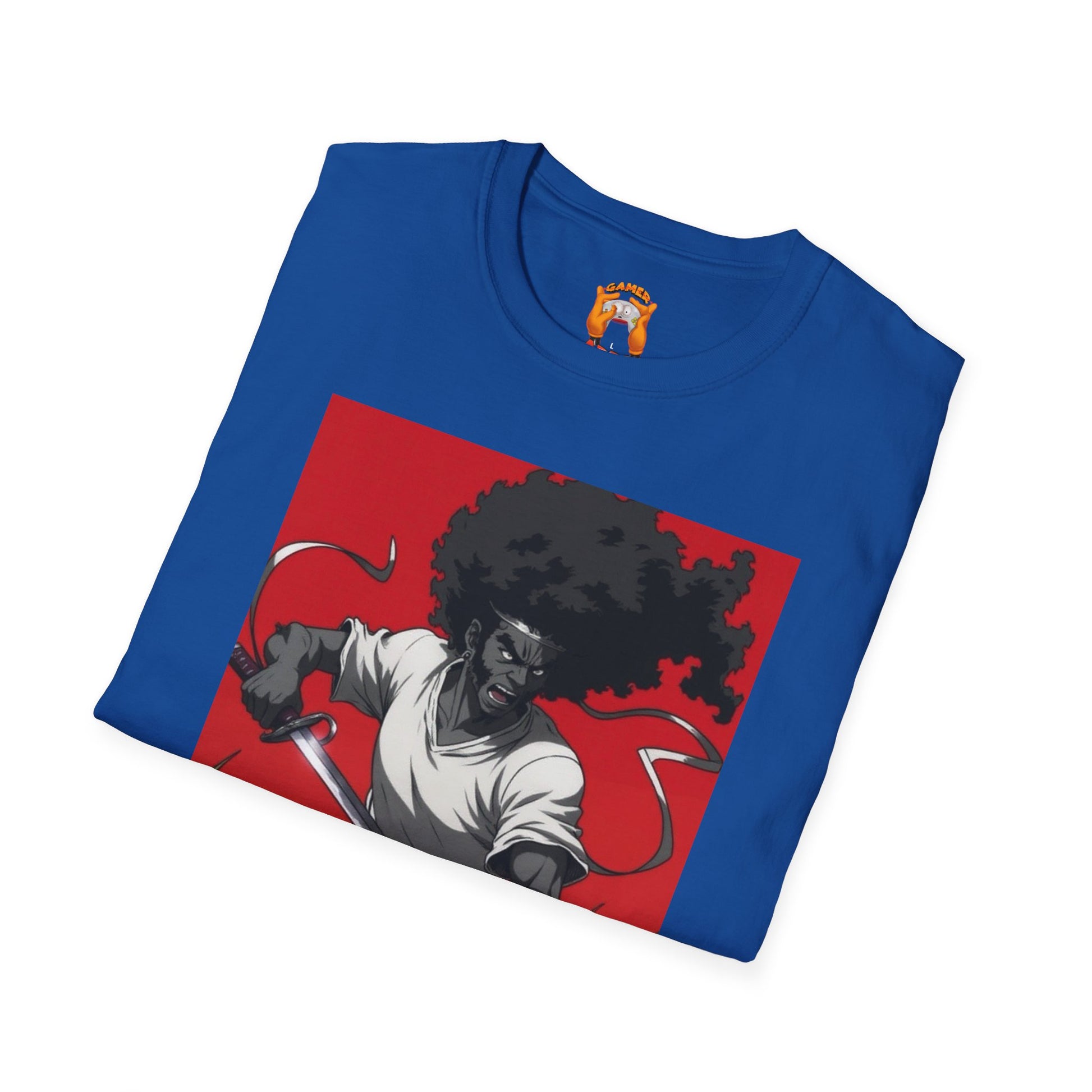 Street Samurai Graphic Tee, Unisex T-Shirt for Comic Fans, Unique Gift, Casual Wear, Street Style, Art-Inspired Apparel