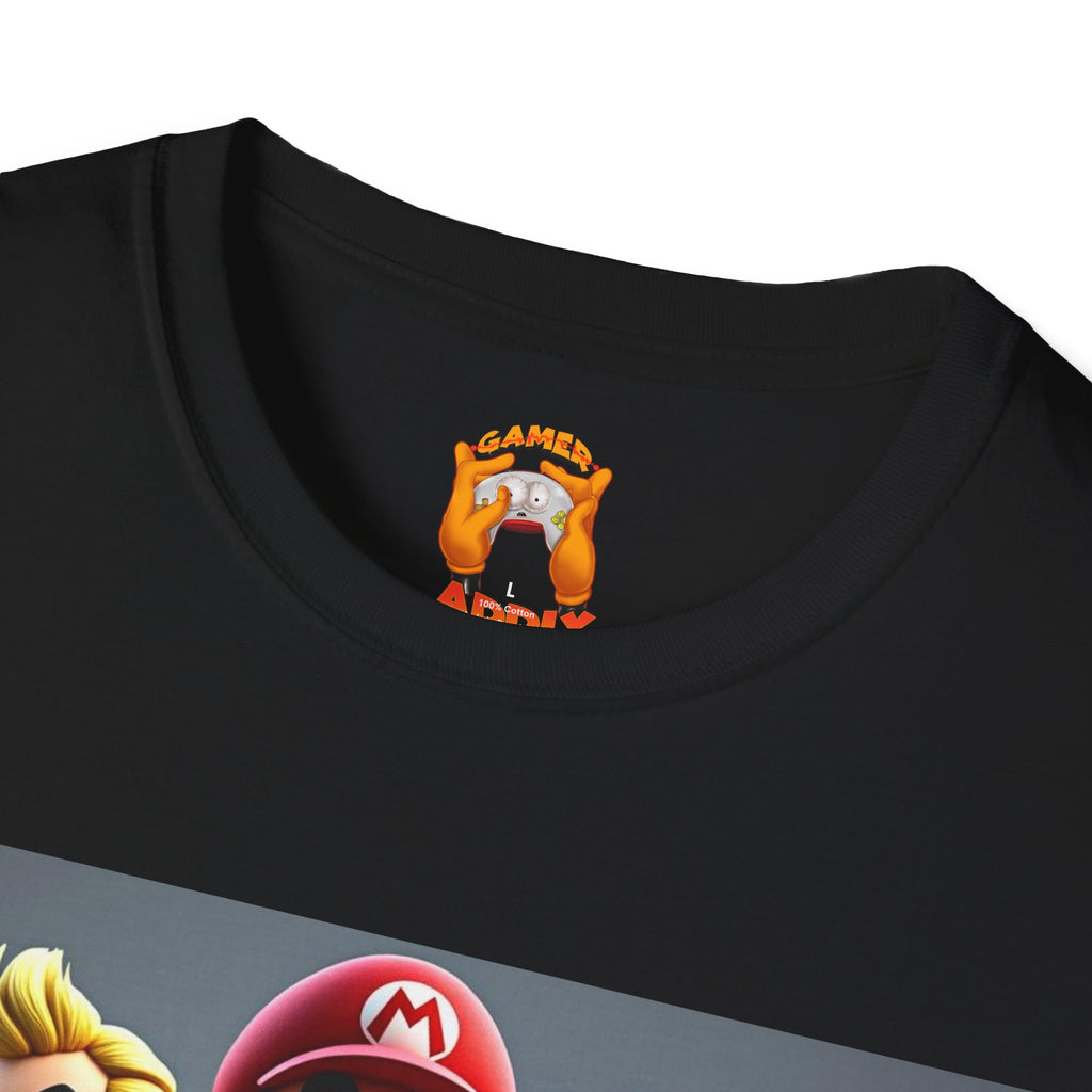 Cool Gamer Character T-Shirt, Unisex Graphic Tee, Video Game Shirt, Gift for Gamers, Retro Style, Birthday Present